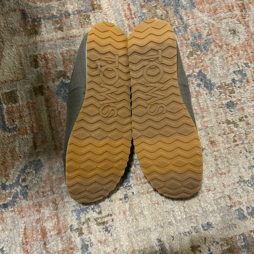 Toms Olive Slip-On Loafers - Picture 2 of 2
